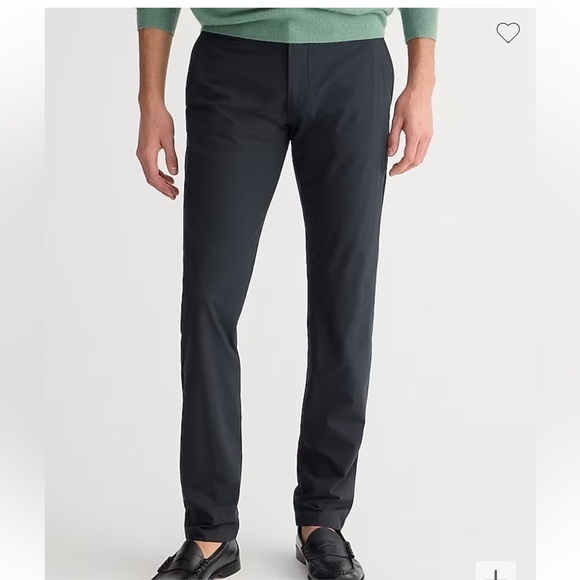 J. Crew 484 Slim-fit tech pant in Black size 32/32 NWT AW005 - Picture 2 of 12